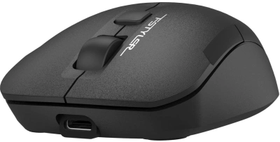 Мышь A4Tech Fstyler FG16CS Air2 черный оптическая 2000dpi silent беспров. USB для ноутбука 3but (FG16CS AIR2 BLACK)