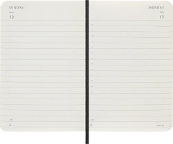 Ежедневник Moleskine CLASSIC SOFT Pocket 90x140мм 400стр. мягкая обложка черный