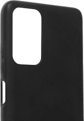 Чехол (клип-кейс) BoraSCO для Xiaomi Poco M4 Pro Silicone Case черный (матовый) (70106)