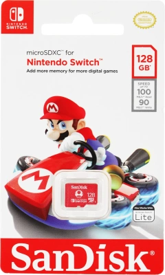 Флеш карта microSDXC 128GB Sandisk Nintendo Switch