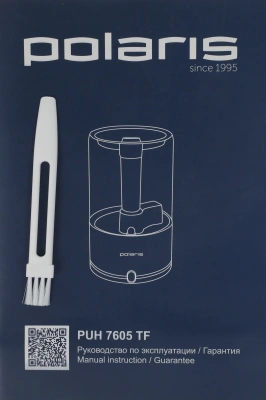 Увлажнитель воздуха Polaris PUH 7605 TF 25Вт (ультразвуковой) белый/голубой