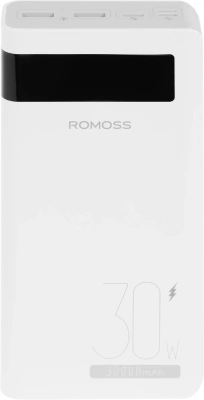Мобильный аккумулятор Romoss Sense8PS Pro 30000mAh QC3.0/PD3.0 5A белый (1745988)