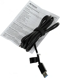 Камера Web A4Tech PK-1000HA черный 8Mpix (3840x2160) USB2.0 с микрофоном