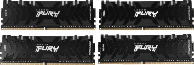 Память DDR4 4x8GB 3600MHz Kingston KF436C16RBAK4/32 Fury Renegade RGB RTL Gaming PC4-28800 CL16 DIMM 288-pin 1.35В kit single rank с радиатором Ret