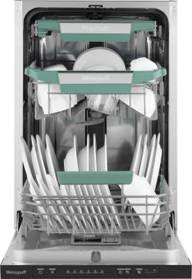Посудомоечная машина встраив. Weissgauff BDW 4536 D Inverter Autoopen Timer Floor узкая инвертер