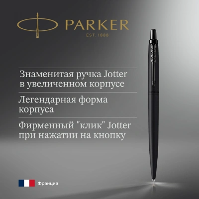Ручка шариков. Parker Jotter Monochrome XL SE20 (2122753) Matt Black M син. черн. подар.кор.