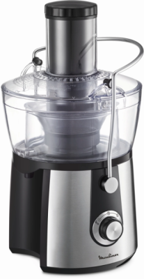 Соковыжималка центробежная Moulinex JU550D10 800Вт рез.сок.:2000мл. серебристый/черный