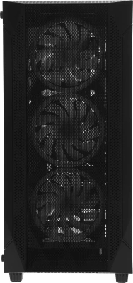 Корпус Bloody BD-CC107F черный без БП ATX 4x120mm 1xUSB3.0 audio bott PSU