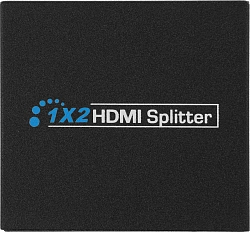 Сплиттер аудио-видео Premier 5-872-2 HDMI (f)/2хHDMI (f) черный