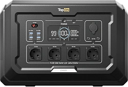 Электростанция портативная TopON TOP-X2500 640000mAh 16A QC3.0/PD2.0 6xUSB черный/оранжевый (103504)