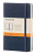 Блокнот Moleskine CLASSIC MM710B20 Pocket 90x140мм 192стр. линейка твердая обложка синий сапфир