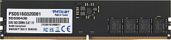 Память DDR5 16GB 5200MHz Patriot PSD516G520081 Signature RTL PC5-41600 CL42 DIMM 288-pin 1.1В single rank Ret