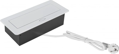 Розетка Cactus CS-SOCKET-EU/USBA-WH для столешницы 26.5x11.8x6.5см белый