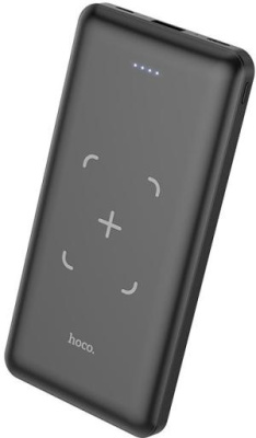 Мобильный аккумулятор Hoco J50 Surf 10000mAh 5W 2A USB-A беспров.зар. черный