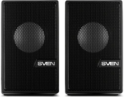 Колонки Sven 340 2.0 черный 6Вт BT