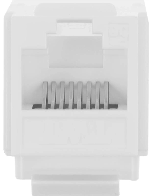 Модуль Lanmaster TWT-OK45UTP/5E-WH информ. KeystoneRJ45 кат.5E UTP бел. (упак.:1шт)