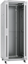 Шкаф коммутационный Cabeus (SH-05C-32U60/60) напольный 32U 600x600мм пер.дв.стекл металл 800кг серый 500мм 1610мм IP20