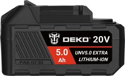 Батарея аккумуляторная Deko UNV5.0 EXTRA 20В 5Ач Li-Ion (063-4497)
