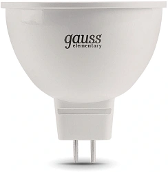 Лампа светодиодная Gauss Elementary 13511 11Вт цок.:GU5.3 софит 180B св.свеч.бел.теп. MR16 (упак.:1шт)