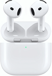 Гарнитура вкладыши Apple AirPods 4 ANC A3055,A3056,A3059 белый беспроводные bluetooth в ушной раковине (MXP93ZP/A)