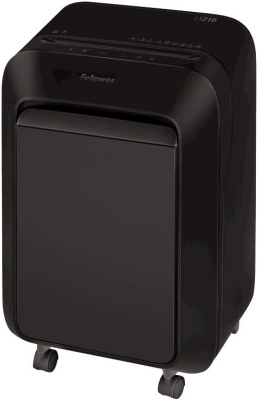 Шредер Fellowes PowerShred LX210 черный (секр.P-4) фрагменты 16лист. 23лтр. скрепки скобы пл.карты