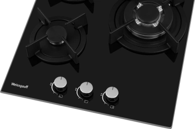 Газовая варочная поверхность Weissgauff HG 451 Bgh черный