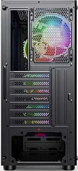 Корпус Accord 3338 черный без БП ATX 6x120mm 1xUSB2.0 1xUSB3.0 audio bott PSU