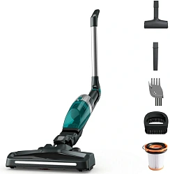 Пылесос Tefal Xtrem Compact Essential TY1239WO лазурный/серый