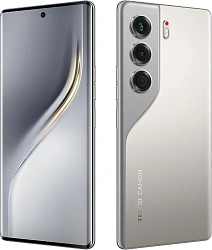 Смартфон Tecno Camon 40 Pro 5G 256Gb 12Gb титановый моноблок 3G 4G 2Sim 6.78" 1080x2436 Android 15 50Mpix 802.11 a/b/g/n/ac/ax NFC GPS GSM900/1800 GSM1900 Protect FM