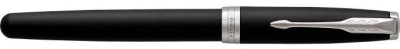 Ручка перьев. Parker Sonnet Core F529 (1931521) Matte Black CT F сталь нержавеющая подар.кор.