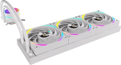 Система водяного охлаждения Formula Oasis L360 ARGB Soc-AM5/AM4/1200/2066/1700/1851 белый 4-pin 1-27dB Al+Cu 360W Ret (OASIS L360 ARGB WH)