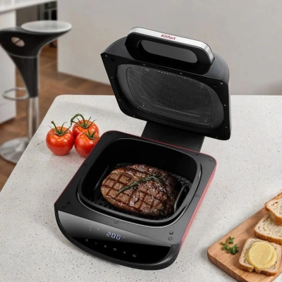 Аэрогриль Kitfort КТ-2259 2850Вт черный/серебристый