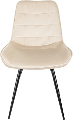 Стул для дома Бюрократ CH-K2 бежевый Holland 06 металл черный на ножках (CH-K2_1/HL07)
