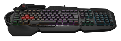 Клавиатура A4Tech Bloody B310N черный USB Multimedia for gamer LED (подставка для запястий) (B310N)