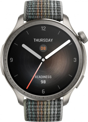 Смарт-часы Amazfit Balance A2287 46мм 1.5" AMOLED корп.серый рем.серый разм.брасл.:150-210мм (1746352)