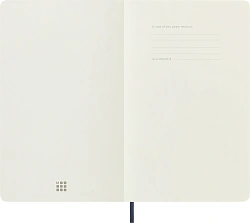 Блокнот Moleskine CLASSIC SOFT QP619B20 Large 130х210мм 192стр. пунктир мягкая обложка синий сапфир