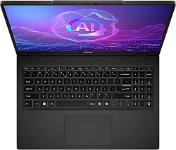 Ноутбук MSI Venture 16 AI+ A2HMG-050RU Core Ultra 7 255H 32Gb SSD1Tb Intel Arc 16" OLED 2K (2048x1280) Windows 11 Pro grey WiFi BT Cam (9S7-261221-050)