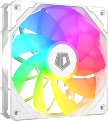 Вентилятор для корпуса ID-Cooling TF-12025-Pro Reverse ARGB 120х120x25 белый 4-pin 35.2дБ (TF-12025-PRO ARGB REVERSE WH) Ret