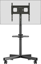 Стойка для телевизора Onkron TS1137 черный 23"-60" макс.45кг напольный мобильный
