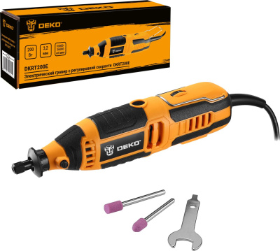 Гравер Deko DKRT200E 200Вт насадок:2