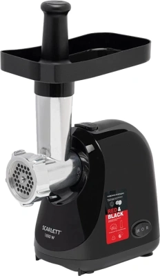 Мясорубка Scarlett Red & Black SC-MG45S75 1800Вт черный/красный