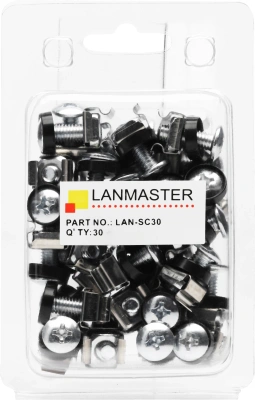 Комплект крепежа Lanmaster LAN-SC30 (упак.:30шт) 30м