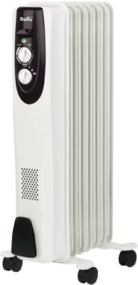 Радиатор масляный Ballu Classic BOH/CL-07WRN 1500Вт белый/черный