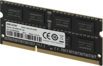 Память DDR3L 8GB 1600MHz Hikvision HSC308S16Z1/8G HIKSEMI RTL PC3-12800 CL11 SO-DIMM 204-pin 1.35В Ret