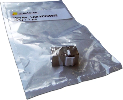 Повторитель портов Lanmaster LAN-KCP45S5E KeystoneRJ45 кат.5E стальной