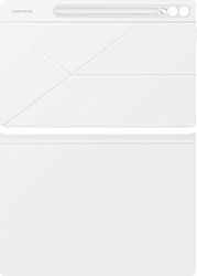 Чехол Samsung для Samsung Galaxy Tab S9+/S9 FE+/S10+ Smart Book Cover поликарбонат/полиуретан белый (EF-BX810PWEGRU)