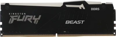 Память DDR5 8GB 5600MHz Kingston KF556C40BBA-8 Fury Beast RGB RTL Gaming PC5-44800 CL40 DIMM 288-pin 1.25В single rank с радиатором Ret
