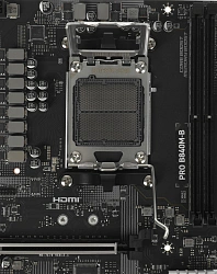 Материнская плата MSI PRO B840M-B SocketAM5 AMD B840 2xDDR5 mATX AC`97 8ch(7.1) 2.5Gg RAID+VGA+HDMI