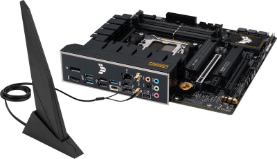 Материнская плата Asus TUF GAMING B650M-PLUS WIFI SocketAM5 AMD B650 4xDDR5 mATX AC`97 8ch(7.1) 2.5Gg RAID+HDMI+DP