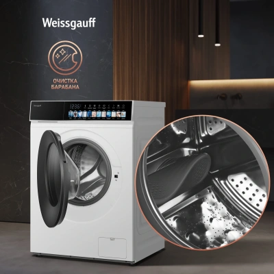 Стиральная машина Weissgauff WMD 59211 Touch Inverter загр.фронтальная макс.:10.5кг (с сушкой) белый